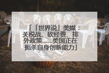 「世界说」美媒：关税战、砍经费、排外政策……美国正在扼杀自身创新能力