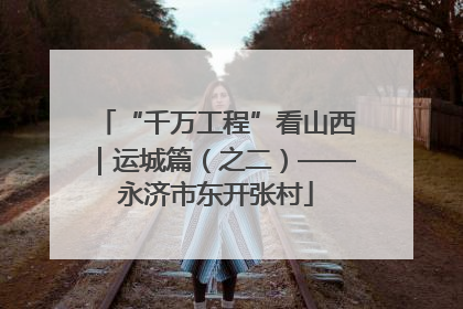 “千万工程”看山西｜运城篇（之二）——永济市东开张村