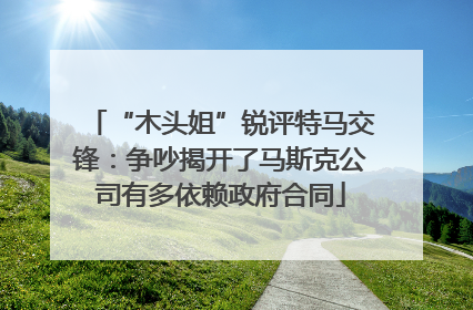 “木头姐”锐评特马交锋：争吵揭开了马斯克公司有多依赖政府合同
