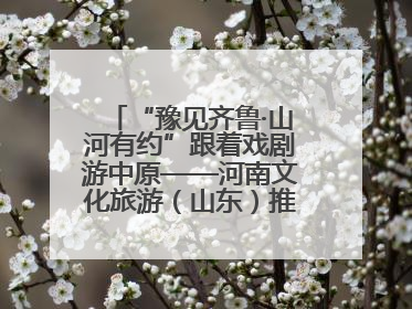 “豫见齐鲁·山河有约”跟着戏剧游中原——河南文化旅游（山东）推广周活动菏泽站活动举行