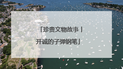 珍贵文物故事丨开诚的子弹钢笔
