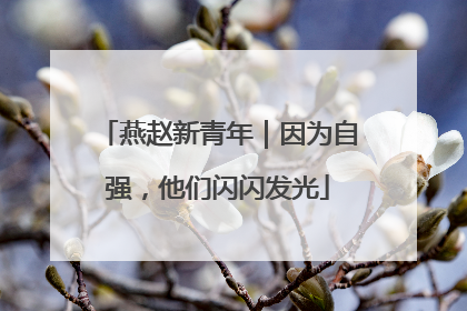 燕赵新青年｜因为自强，他们闪闪发光