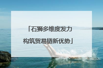 石狮多维度发力 构筑贸易链新优势