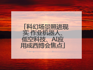 科幻场景照进现实 作业机器人、低空科技、AI应用成西博会焦点