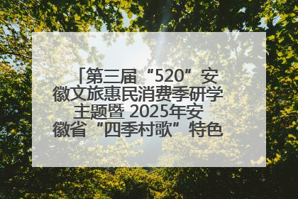 第三届“520”安徽文旅惠民消费季研学主题暨 2025年安徽省“四季村歌”特色展演燃动池州