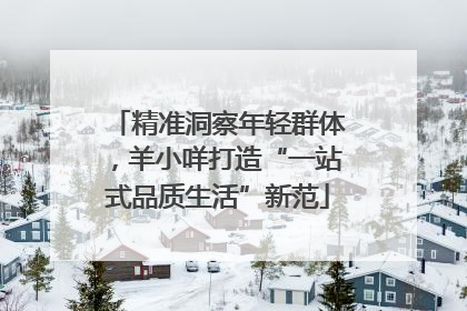 精准洞察年轻群体，羊小咩打造“一站式品质生活”新范