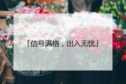 信号满格，出入无忧