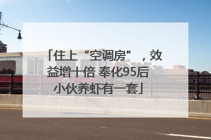 住上“空调房”，效益增十倍 奉化95后小伙养虾有一套