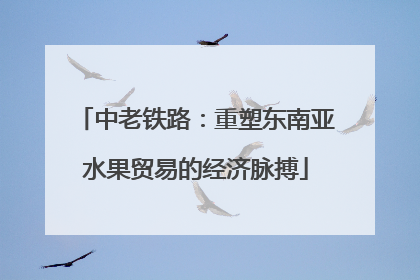 中老铁路：重塑东南亚水果贸易的经济脉搏