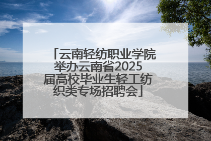 云南轻纺职业学院举办云南省2025届高校毕业生轻工纺织类专场招聘会
