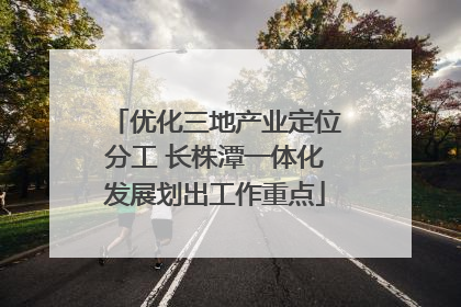 优化三地产业定位分工 长株潭一体化发展划出工作重点