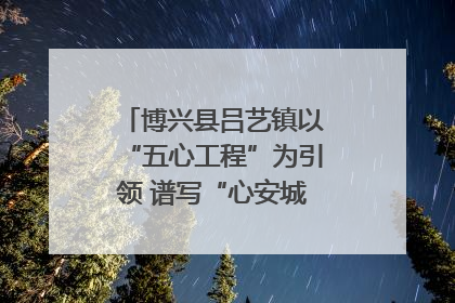 博兴县吕艺镇以“五心工程”为引领 谱写“心安城市”建设新篇章