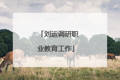 刘运调研职业教育工作