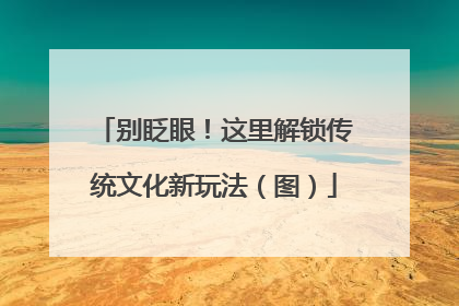 别眨眼！这里解锁传统文化新玩法（图）