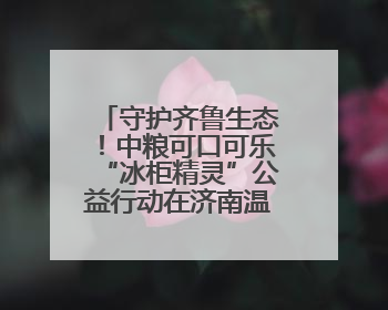 守护齐鲁生态！中粮可口可乐“冰柜精灵”公益行动在济南温暖启幕