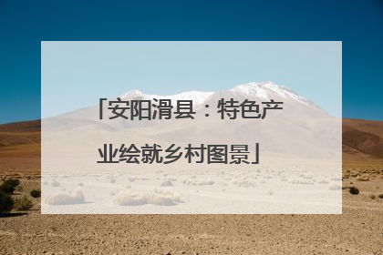 安阳滑县：特色产业绘就乡村图景