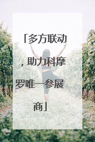 多方联动，助力科摩罗唯一参展商