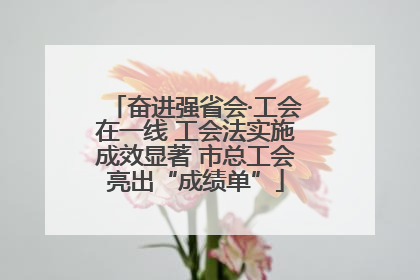 奋进强省会·工会在一线 工会法实施成效显著 市总工会亮出“成绩单”
