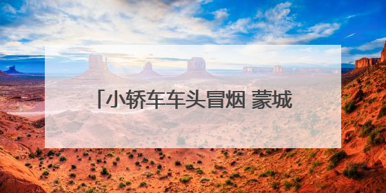 小轿车车头冒烟 蒙城公交驾驶员雨中相救