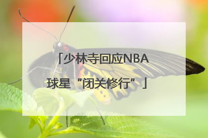 少林寺回应NBA球星“闭关修行”