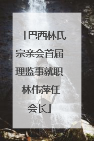 巴西林氏宗亲会首届理监事就职 林伟萍任会长