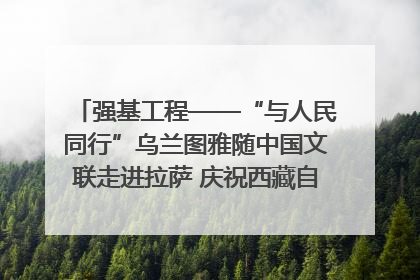 强基工程——“与人民同行”乌兰图雅随中国文联走进拉萨 庆祝西藏自治区成立60周年