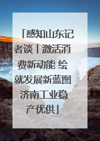 感知山东记者谈丨激活消费新动能 绘就发展新蓝图 济南工业稳产优供