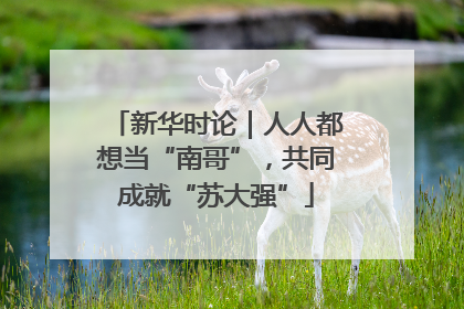 新华时论｜人人都想当“南哥”，共同成就“苏大强”