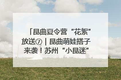 昆曲夏令营“花絮”放送⑦｜昆曲萌娃搭子来袭！苏州“小昆迷”姐弟期待同台演绎“姑苏水磨调”