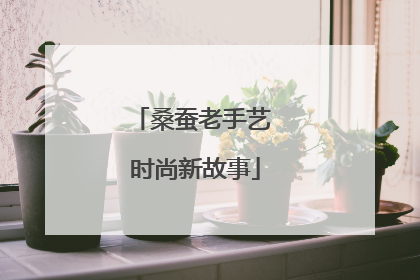 桑蚕老手艺 时尚新故事