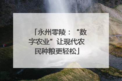 永州零陵：“数字农业”让现代农民种粮更轻松