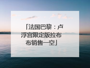 法国巴黎：卢浮宫限定版拉布布销售一空