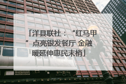 洋县联社：“红马甲”点亮银发餐厅 金融暖延伸惠民末梢
