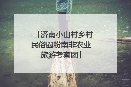 济南小山村乡村民俗圈粉南非农业旅游考察团