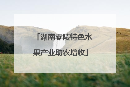 湖南零陵特色水果产业助农增收