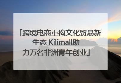 跨境电商重构文化贸易新生态 Kilimall助力万名非洲青年创业