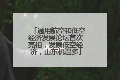 通用航空和低空经济发展论坛首次亮相，发展低空经济，山东机遇多