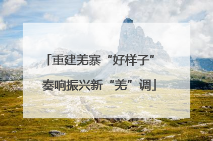 重建羌寨“好样子” 奏响振兴新“羌”调