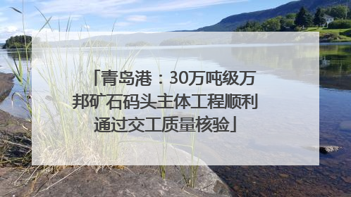 青岛港：30万吨级万邦矿石码头主体工程顺利通过交工质量核验