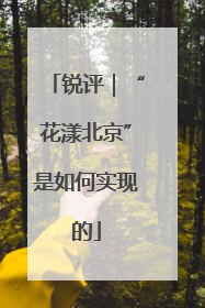 锐评｜“花漾北京”是如何实现的