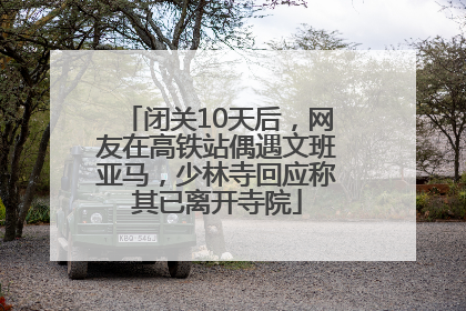 闭关10天后，网友在高铁站偶遇文班亚马，少林寺回应称其已离开寺院