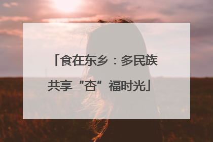 食在东乡：多民族共享“杏”福时光