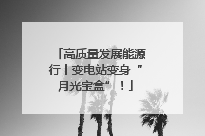 高质量发展能源行丨变电站变身“月光宝盒”！