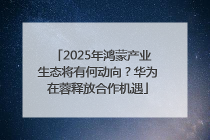 2025年鸿蒙产业生态将有何动向？华为在蓉释放合作机遇