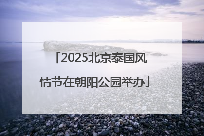 2025北京泰国风情节在朝阳公园举办