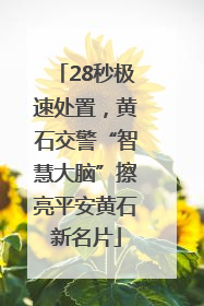 28秒极速处置，黄石交警“智慧大脑”擦亮平安黄石新名片