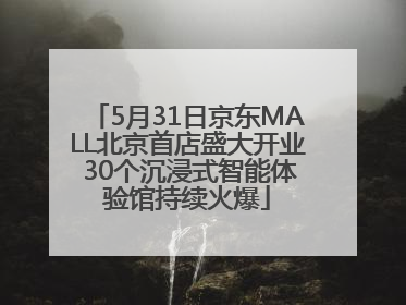 5月31日京东MALL北京首店盛大开业 30个沉浸式智能体验馆持续火爆